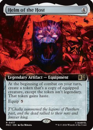 Helm of the Host (Extended Art) (437) - Commander: Marvel Super Heroes