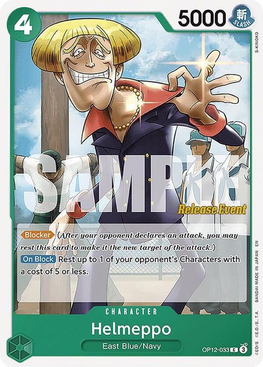Helmeppo (OP12-033) Release Event Cards