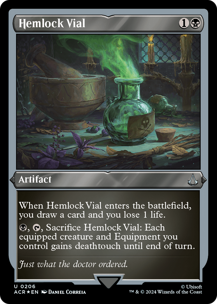 Hemlock Vial (206) Etched Foil - Assassin's Creed