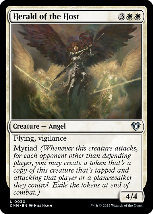 Herald of the Host (030) Foil - Commander Masters
