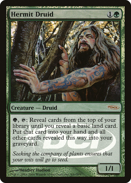Hermit Druid (006) Foil - Judge Gift Cards 2004