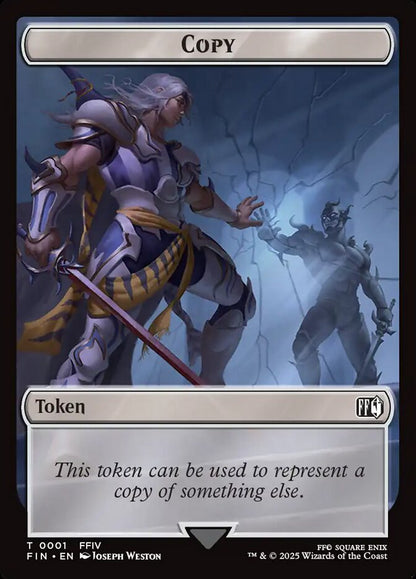 Hero // Copy Double-Sided Token (2 // 1) - FINAL FANTASY