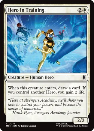 Hero in Training (016) Foil - Marvel Super Heroes