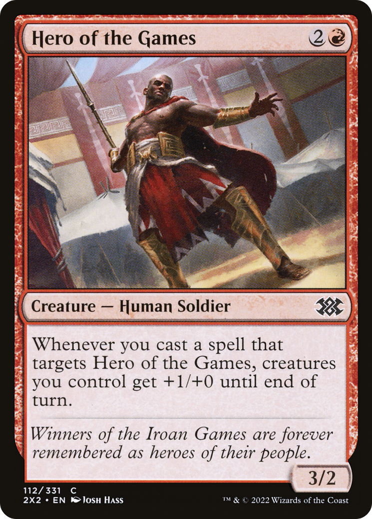 Hero of the Games (112) Foil - Double Masters 2022