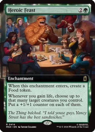 Heroic Feast (Extended Art) (414) - Marvel Super Heroes