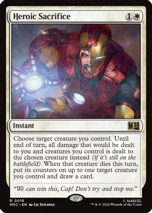 Heroic Sacrifice (018) - Commander: Marvel Super Heroes
