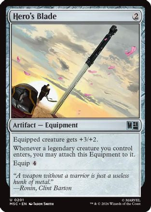 Hero's Blade (201) - Commander: Marvel Super Heroes