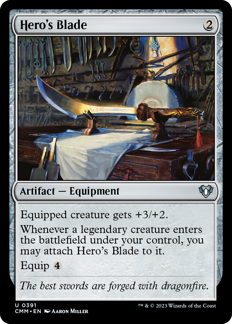 Hero's Blade (391) - Commander Masters