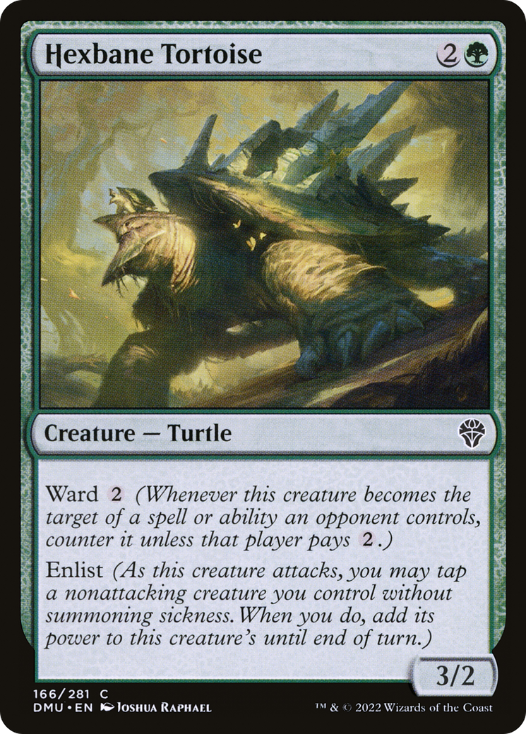 Hexbane Tortoise (166) - Dominaria United Foil