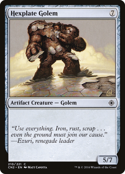 Hexplate Golem (210) - Conspiracy: Take the Crown