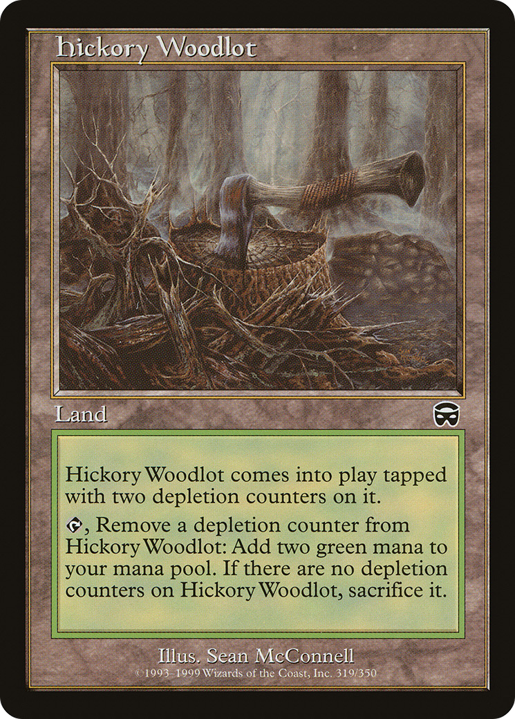 Hickory Woodlot (319) Foil - Mercadian Masques