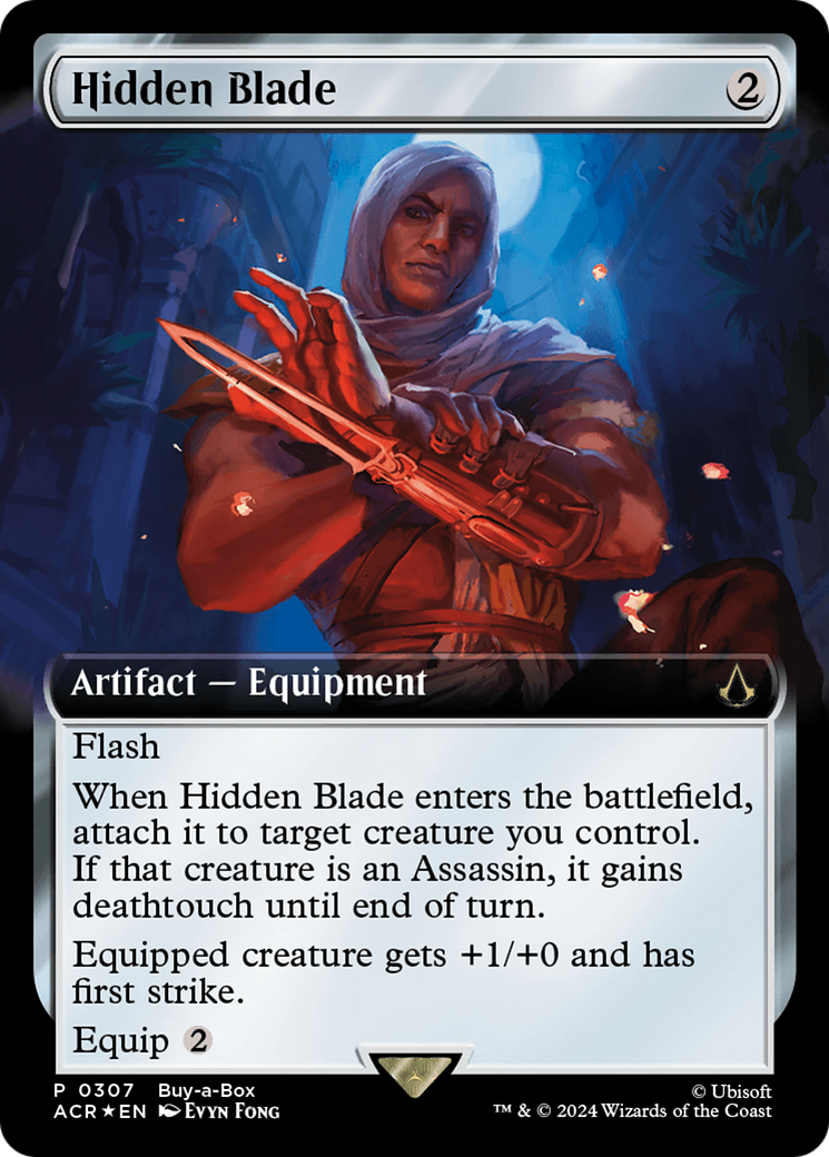 Hidden Blade (Extended Art) (Buy-A-Box Promo) (307) Foil - Assassin's Creed