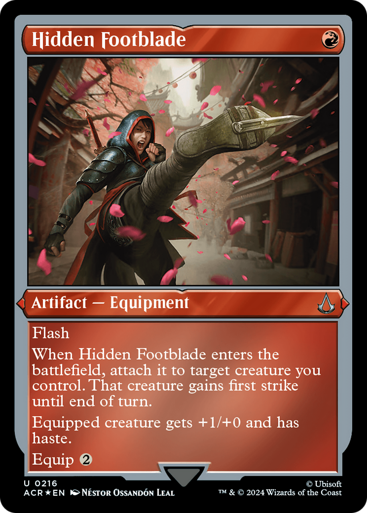Hidden Footblade (216) Etched Foil - Assassin's Creed