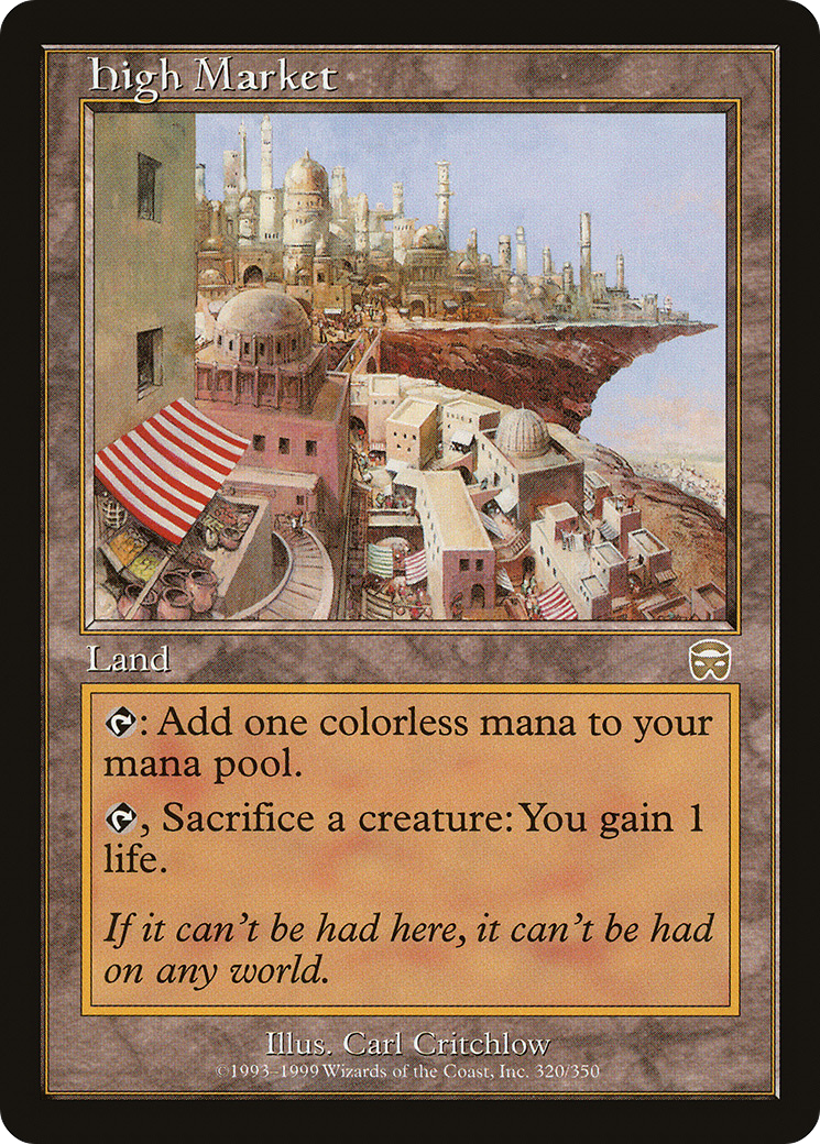 High Market (320) Foil - Mercadian Masques