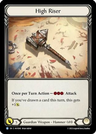 High Riser (HVY049) Cold Foil - Heavy Hitters