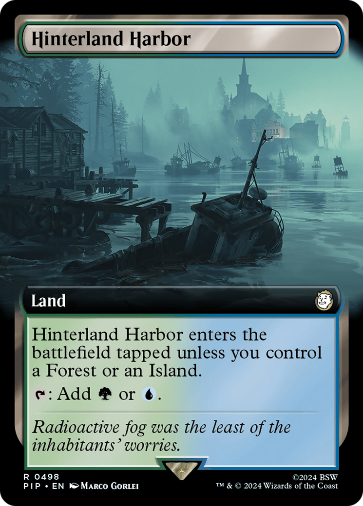 Hinterland Harbor (Extended Art) (498) Foil - Fallout