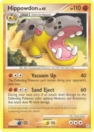 Hippowdon (29) Reverse Holofoil - Diamond & Pearl