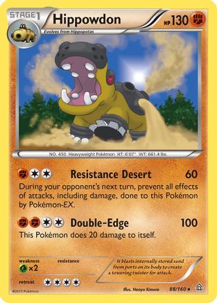 Hippowdon (88) Reverse Holofoil - Primal Clash