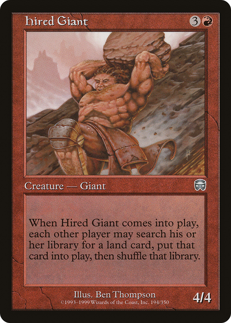 Hired Giant (194) - Mercadian Masques