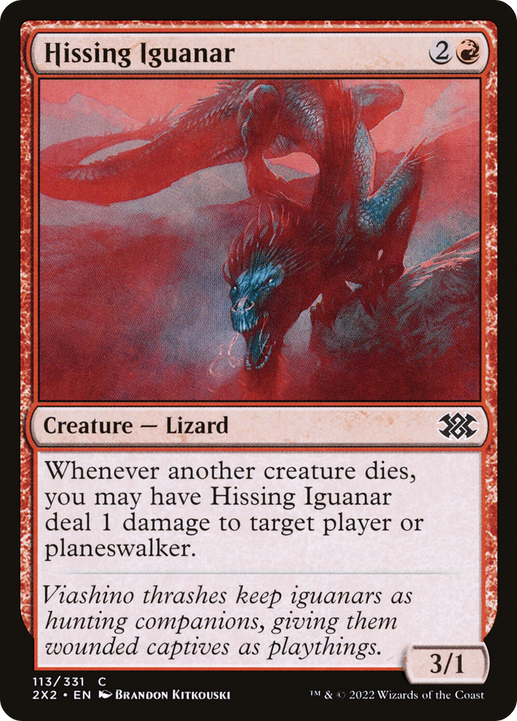 Hissing Iguanar (113) - Double Masters 2022