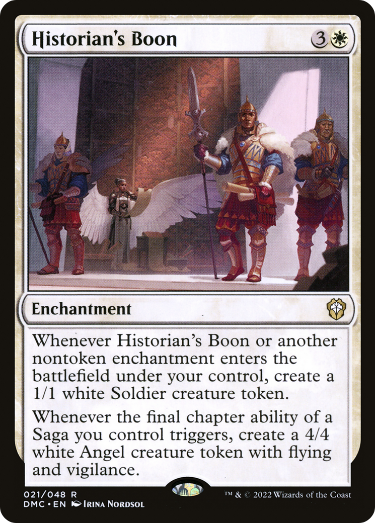 Historian's Boon (021) Foil - Commander: Dominaria United
