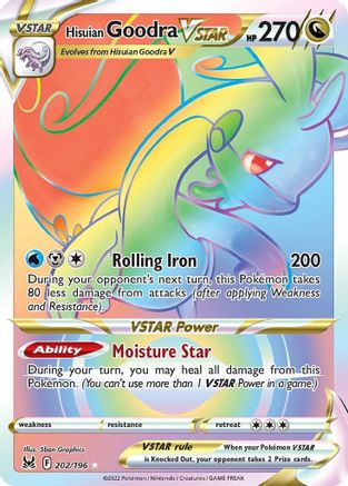 Hisuian Goodra VSTAR (202) Holofoil - Lost Origin