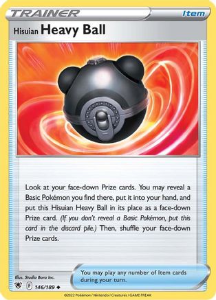 Hisuian Heavy Ball (146) Reverse Holofoil - Astral Radiance