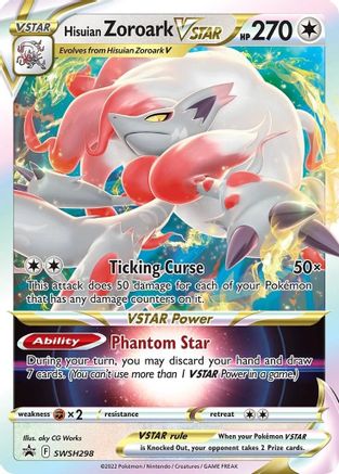 Hisuian Zoroark VSTAR (SWSH298) Holofoil - Black Star Promos