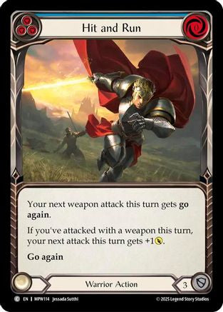 Hit and Run (Blue) (MPW114) - Mastery Pack Warrior