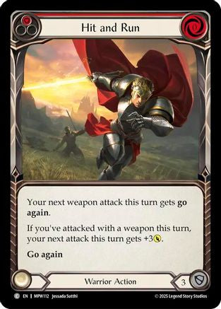 Hit and Run (Red) (MPW112) - Mastery Pack Warrior