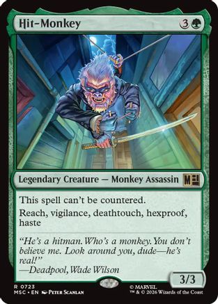 Hit-Monkey (723) Foil - Commander: Marvel Super Heroes