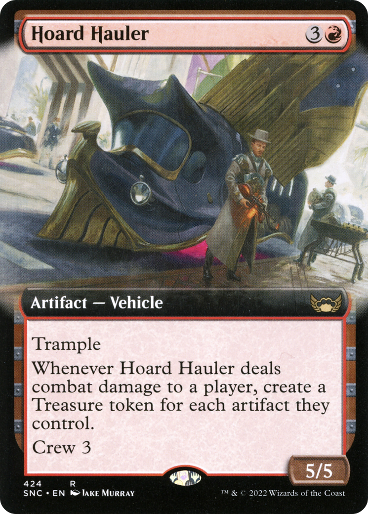 Hoard Hauler (Extended Art) (424) - Streets of New Capenna Foil