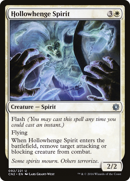 Hollowhenge Spirit (092) Foil - Conspiracy: Take the Crown
