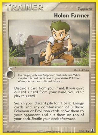 Holon Farmer (91) Reverse Holofoil - Delta Species