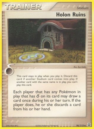 Holon Ruins (96) Reverse Holofoil - Delta Species