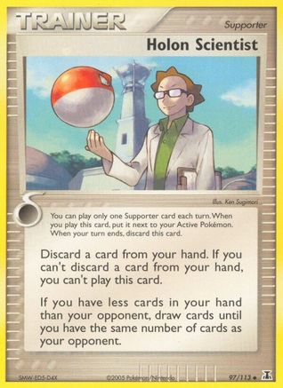 Holon Scientist (97) Reverse Holofoil - Delta Species