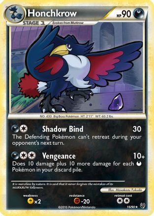 Honchkrow (16) Reverse Holofoil - Undaunted