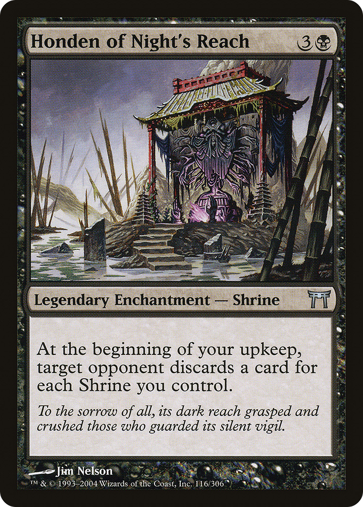 Honden of Night's Reach (116) - Champions of Kamigawa