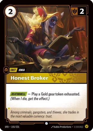 Honest Broker (155) - Spiritforged