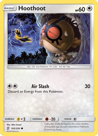 Hoothoot (165) Reverse Holofoil - Unified Minds