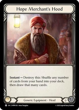 Hope Merchant's Hood (MPW136) - Mastery Pack Warrior