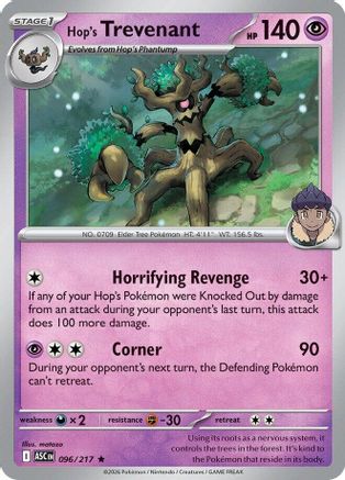 Hop's Trevenant (96) Reverse Holofoil - Ascended Heroes