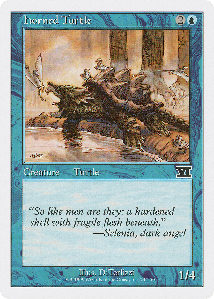 Horned Turtle (074) - Classic Sixth Edition