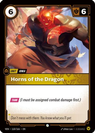 Horns of the Dragon (118) Foil - Vendetta
