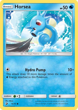 Horsea (16) Reverse Holofoil - Dragon Majesty
