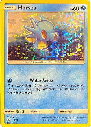 Horsea (3) Holofoil - McDonalds Promos 2018