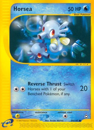 Horsea (85) Reverse Holofoil - Aquapolis