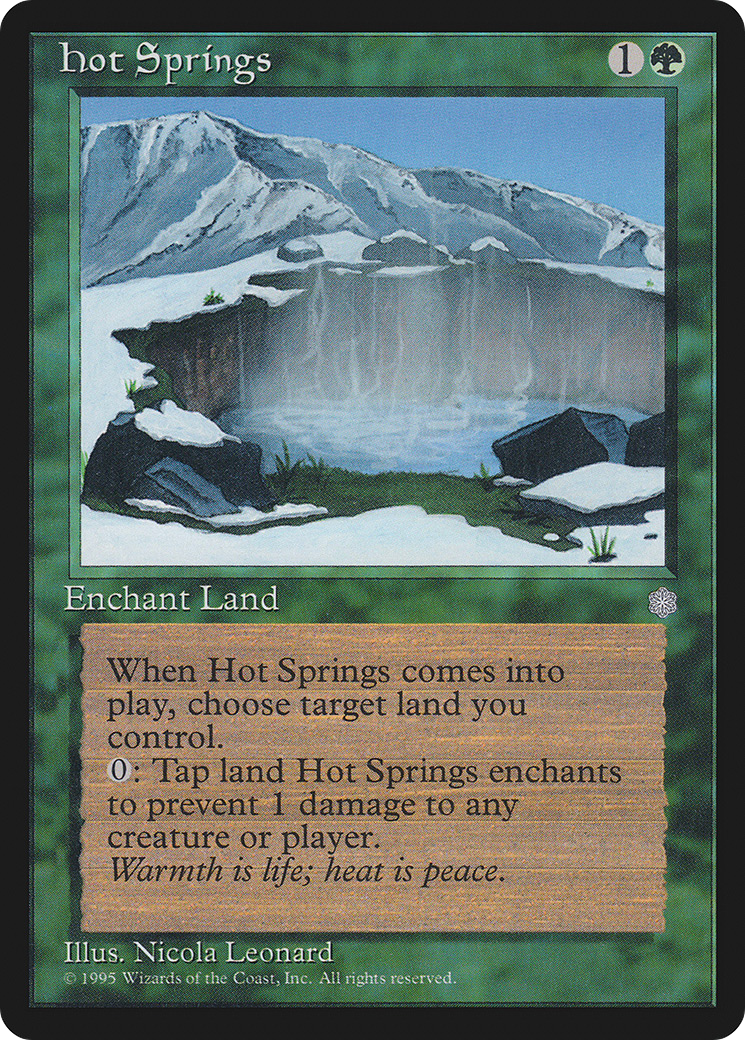 Hot Springs - Ice Age