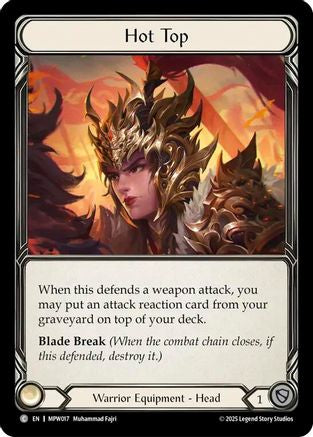 Hot Top (MPW017) - Mastery Pack Warrior