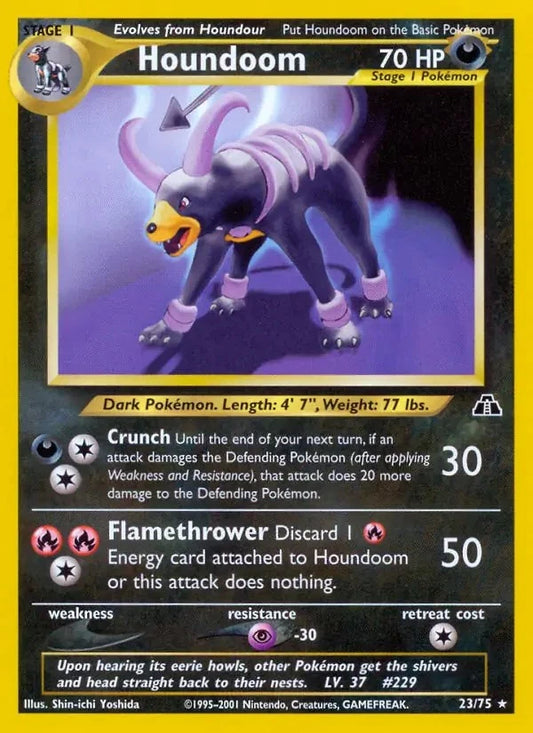 Houndoom (23) (Unlimited) - Neo Discovery